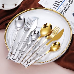 Creative Nordic Vintage Stainless Steel Cutlery Set