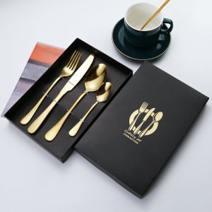 1010 Series Stainless Steel 4-Piece Cutlery Set Gift Box - Wedding Return Gift