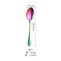 Colorful Dinner Spoon