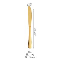 Golden Dinner Knife