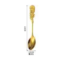 Gold - Rose Spoon