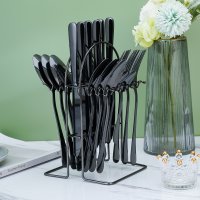 Black 24-Piece Set