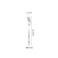 Marble Pattern Small Fork