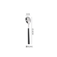 Black Handle Teaspoon