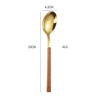 Gold Dinner Spoon