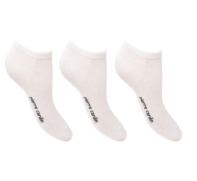 3PK LADIES PIERRE CARDIN LOGO TRAINER LINERS
