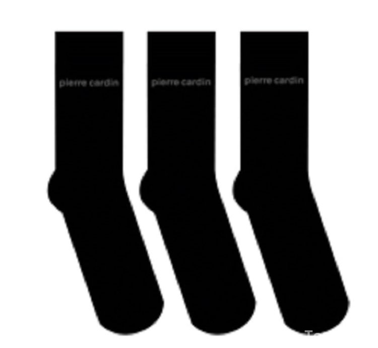 3PK PIERRE CARDIN LADIES PLAIN BAMBOO SOCKS