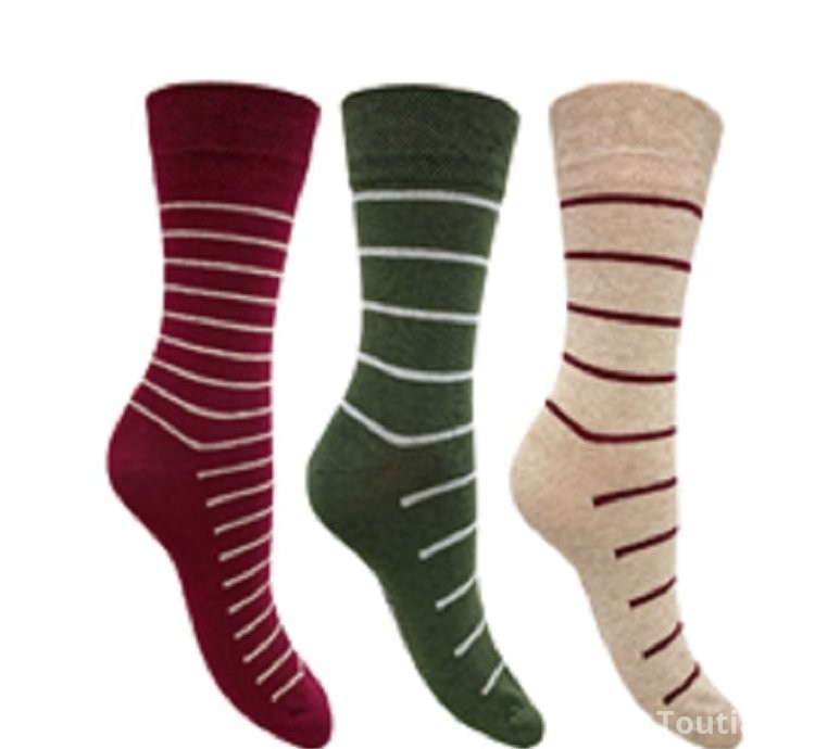 3 PK FLEXITOP LADIES DESIGN SOCKS