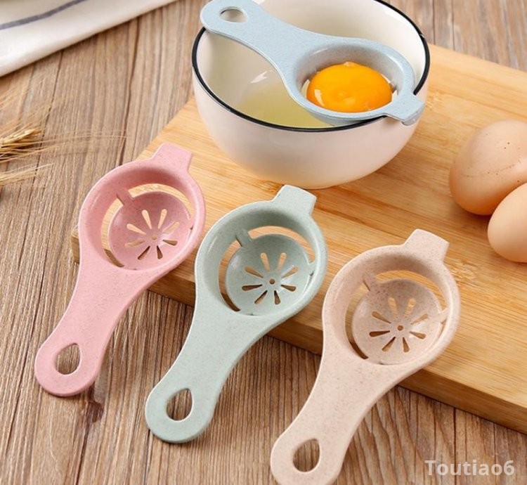 5 Colours Egg Separator Eggs Yolk Filter Gadgets Eco Friendly Plastic White Yolk Sifting Home Tool Kitchen Accessories