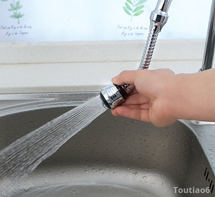 Kitchen Gadgets 2 Modes 360 Rotatable Bubbler High Pressure Faucet Extender Water Saving Bathroom Kitchen Accessories Supplies