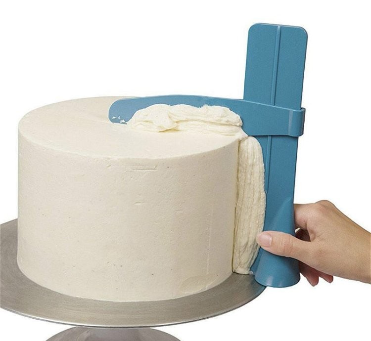 Cake Scraper Convenient Adjustable Fondant Spatulas Cake Edge Smoother Cream Decorating DIY Bakeware Tableware Kitchen Cake Tool
