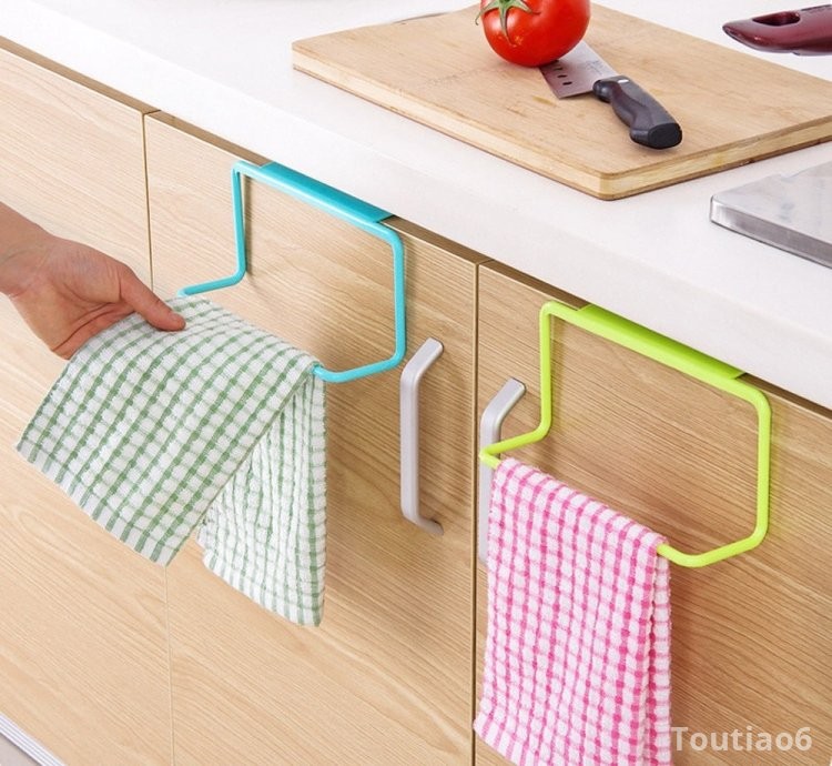 Kitchen Organizer Storage Shelf Rack Towel Rack Hanging Holder Under Cabinet Hanger Rack Kitchen Accessories Посуда Для Кухни