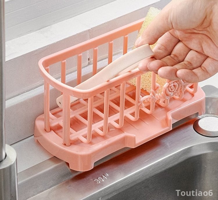 Proof and durable Detachable Dish Drying Rack Telescopic Filter Basket Kitchen Sink Organizer Drainage Flume Rack Kitchen tools