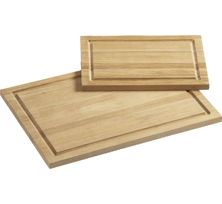 FSC Teak Rectangular Cutting Boards with Well