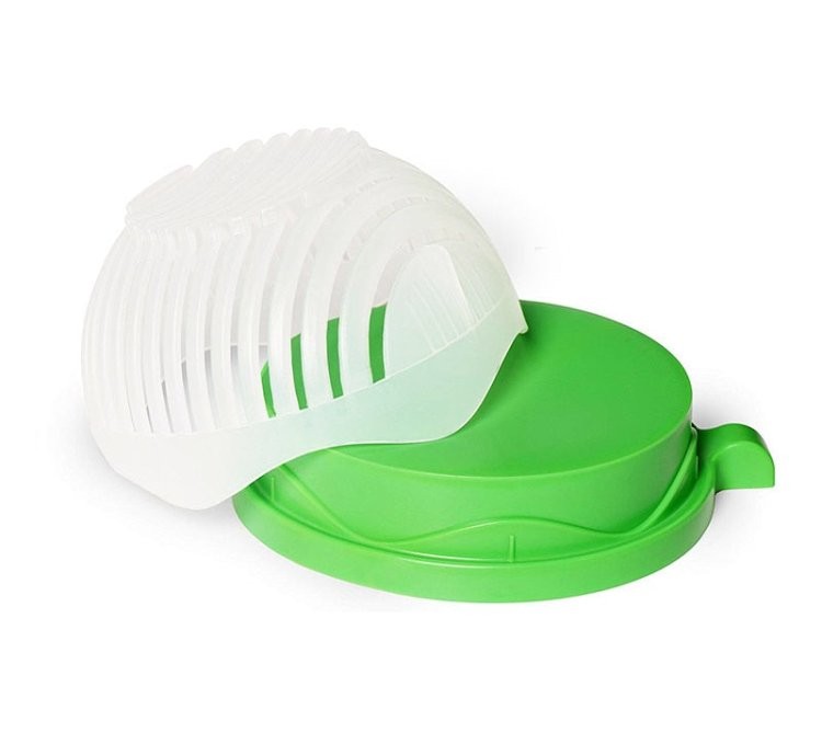 Quick Salad Maker Salad Cutter Bowl Kitchen Gadget Vegetable Fruits Slicer Chopper Washer And Cutter