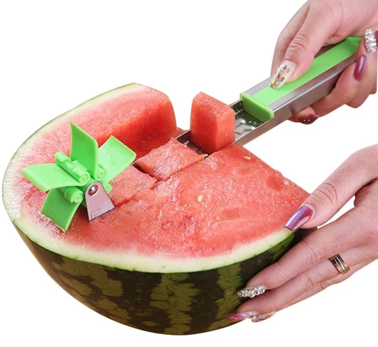 Watermelon Cutter Windmill Shape Plastic Slicer