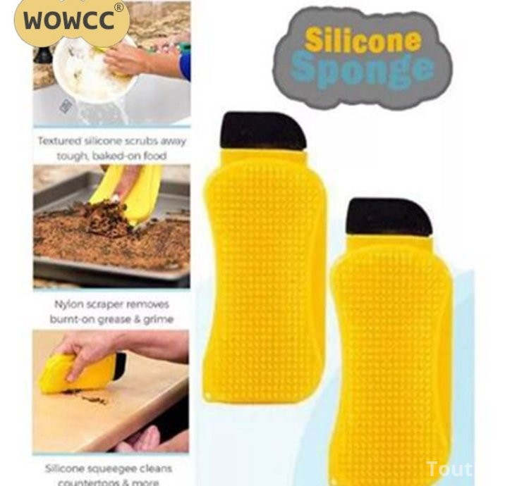 Magic 3 In 1 Silicone Sponge Clean Brush