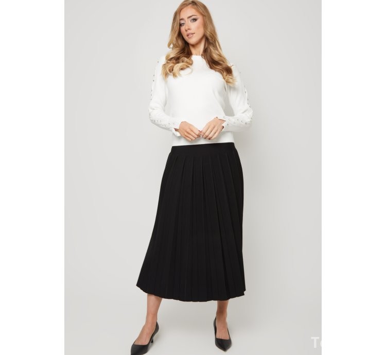 Women's Fine Knit Midi Skirt