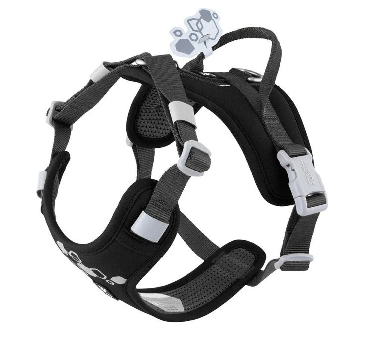 Hurtta Weekend Warrior II ECO Dog Harness Raven 5 Sizes
