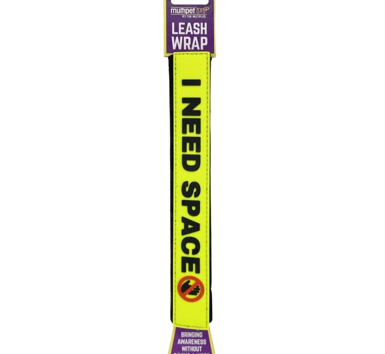 Multipet "I Need Space" Dog Leash Wrap