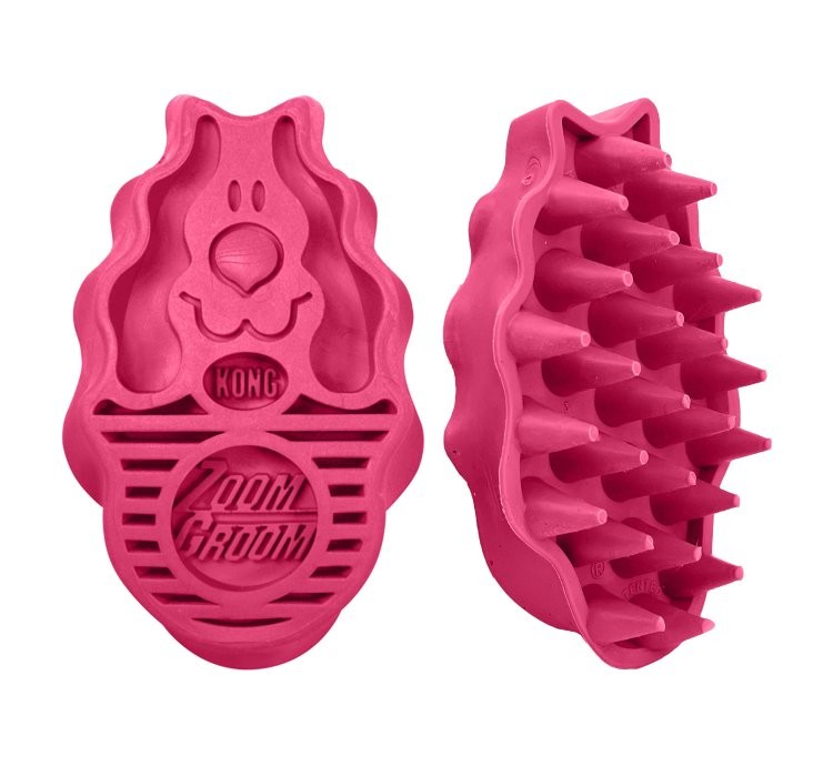 KONG ZoomGroom Raspberry