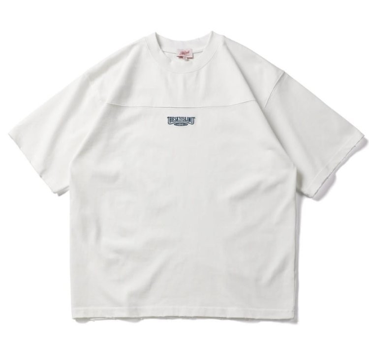 Embroidery Tee In White