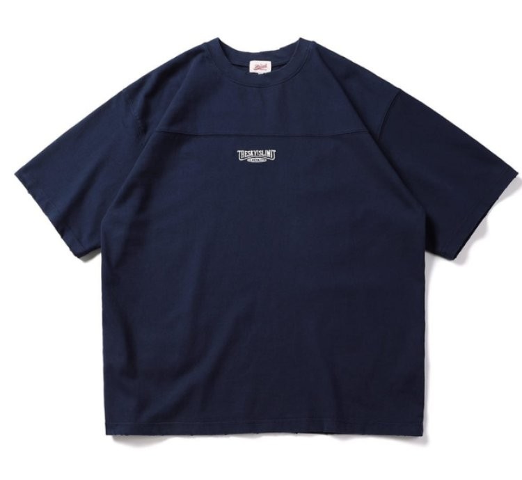 Embroidery Tee In Blue