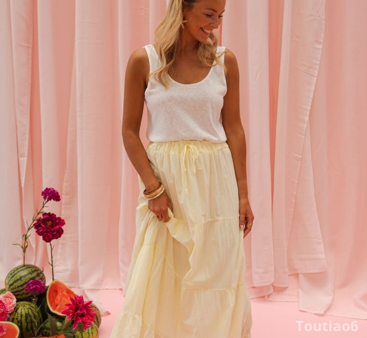 Yellow Madel Skirt