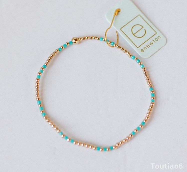 hope joy pattern 2mm bead bracelet