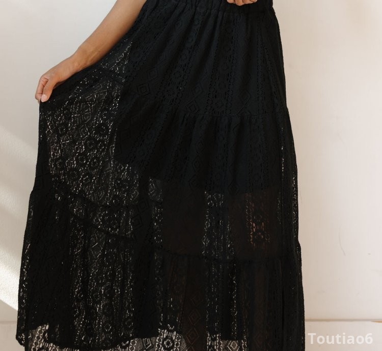 cooper crochet lace skirt