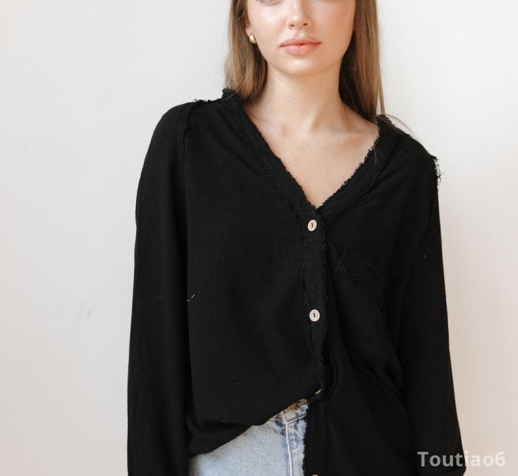 brynley oversized buttondown