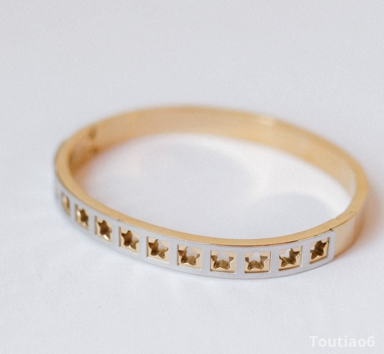 darling star two tone bracelet