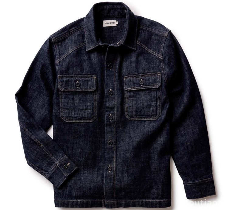 The Shop Shirt in Rinsed Indigo Selvedge