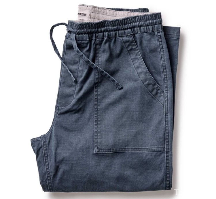 The Breakwater Pant in Dark Navy Ripstop