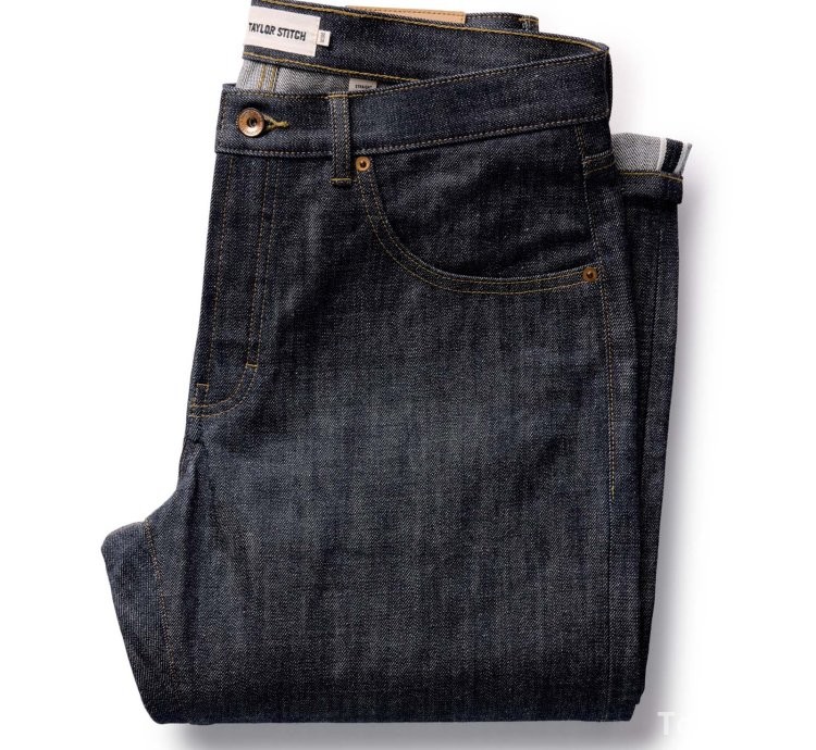 The Straight Jean in Rigid Organic Selvedge