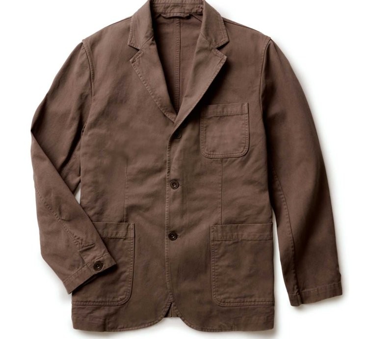 The Foundation Sportcoat in Organic Espresso Twill