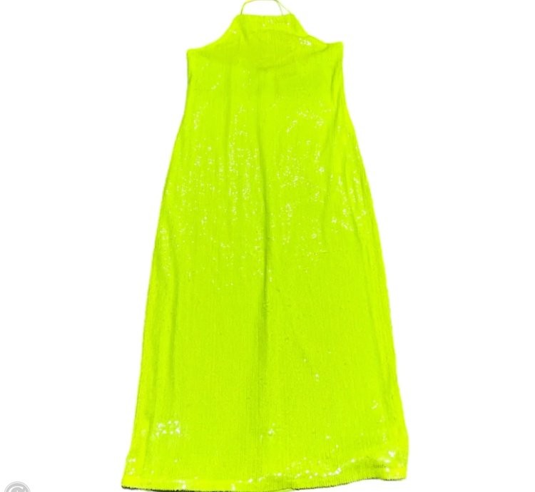 Dress Party Long By Zara In Green, Size: S
