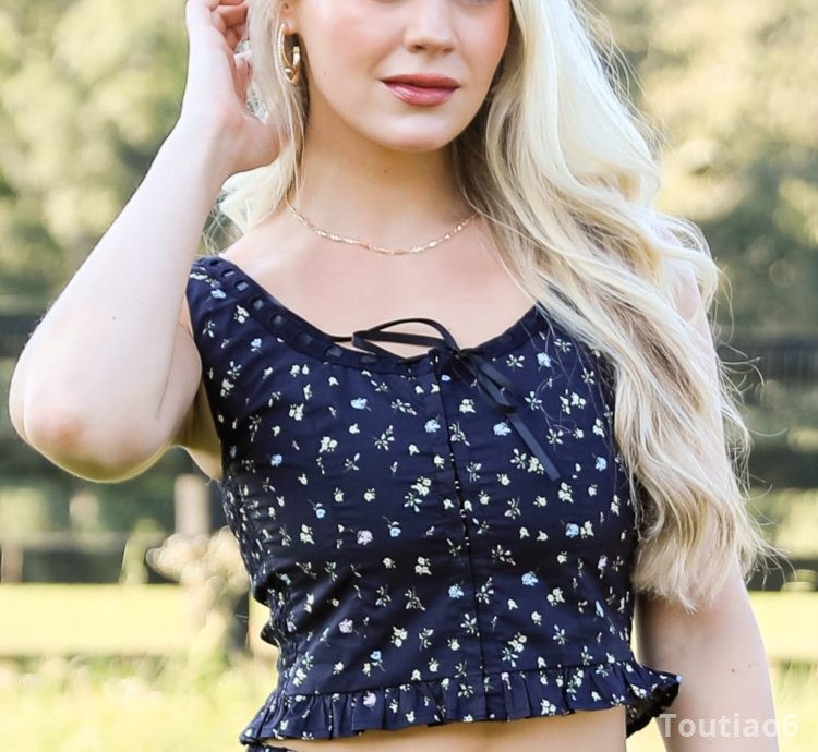 Delightful Direction Black Floral Tank