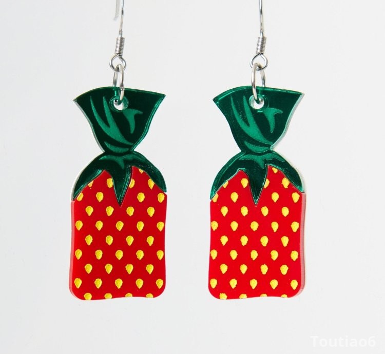 Strawberry Candy Earrings