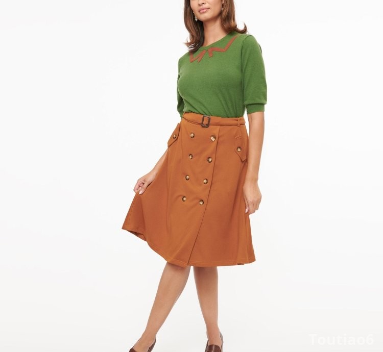 Amber Belted Midi Skirt