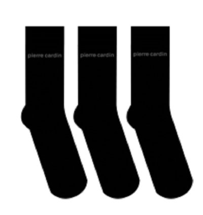 3PK PIERRE CARDIN LADIES PLAIN BAMBOO SOCKS