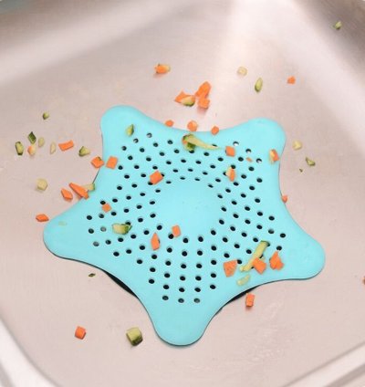 Silicone Kitchen Drains Sink Strainers Filter Sewer Drain Hair Colander Bathroom Cleaning Tool Kitchen Sink Accessories F