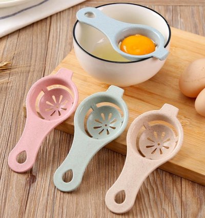 5 Colours Egg Separator Eggs Yolk Filter Gadgets Eco Friendly Plastic White Yolk Sifting Home Tool Kitchen Accessories
