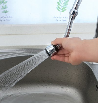 Kitchen Gadgets 2 Modes 360 Rotatable Bubbler High Pressure Faucet Extender Water Saving Bathroom Kitchen Accessories Supplies