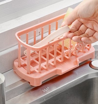 Proof and durable Detachable Dish Drying Rack Telescopic Filter Basket Kitchen Sink Organizer Drainage Flume Rack Kitchen tools