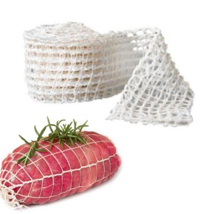 3Meters Cotton Meat Net Ham Sausage Net Butcher's String Sausage Roll Hot Dog Sausage Casing Packaging Tools Meat Cooking Tool
