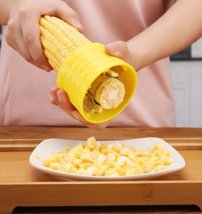 2Pcs Corn Cob Peeler Stripper Cutter Splitter Remover Thresher Kitchen Salad Tool Hot Corn Stripper