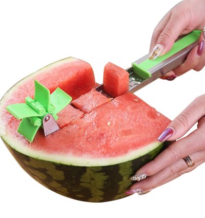 Watermelon Cutter Windmill Shape Plastic Slicer