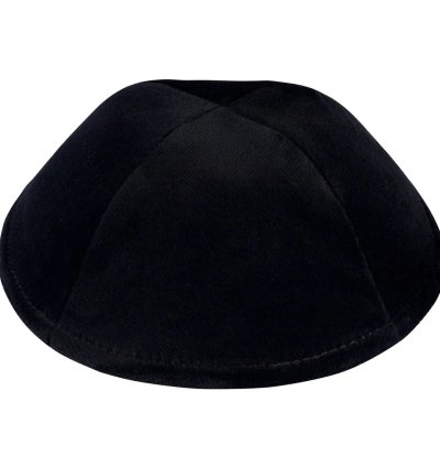 Four Panel Rimless Velvet Yarmulke