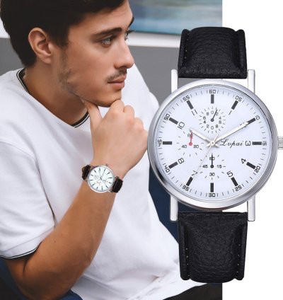 PU Leather Watch